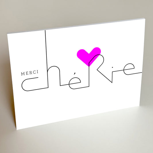Neon Note - Merci Cherie